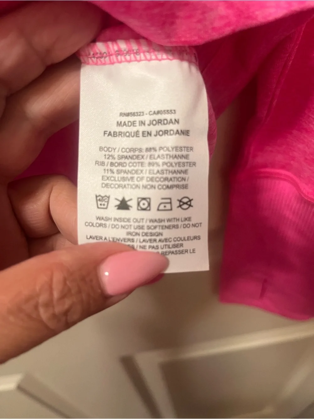 Nike Running Dri-FIT Women’s XS Pink Long Sleeve Thumbhole Shirt NWT Athleisure
